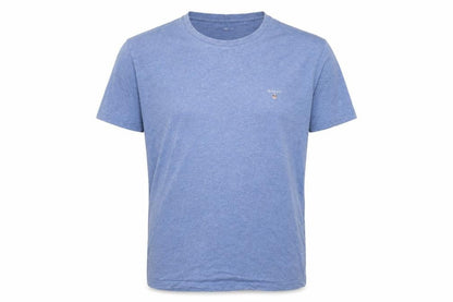 GANT Men's Blue Cotton Logo T-Shirt, Size M, Regular Fit