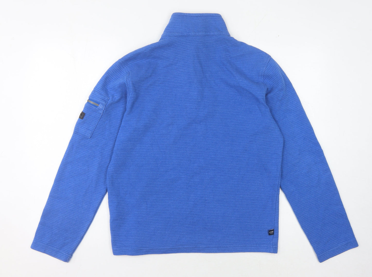 Mens UK Size S Regatta Blue 1/2 Zip Sweatshirt