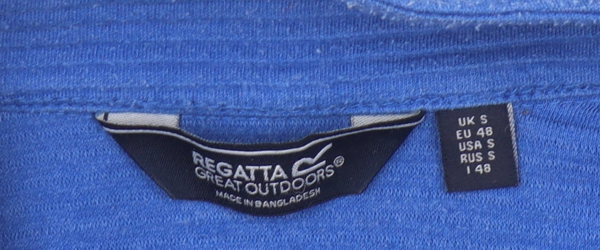 Mens UK Size S Regatta Blue 1/2 Zip Sweatshirt