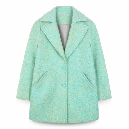 Oliver Bonas Women's Blue Overcoat Size 10