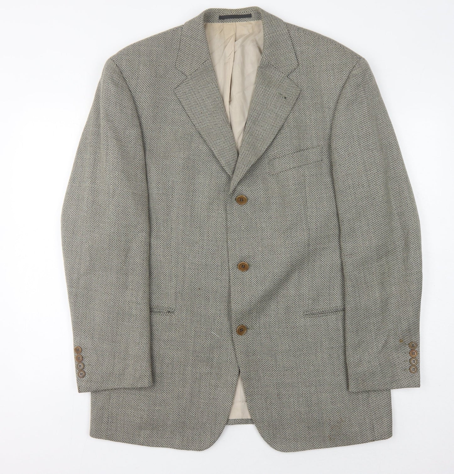 Mens UK Size 42 HUGO BOSS Regular Grey Suit Jacket