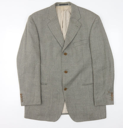 Mens UK Size 42 HUGO BOSS Regular Grey Suit Jacket