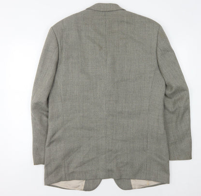 Mens UK Size 42 HUGO BOSS Regular Grey Suit Jacket
