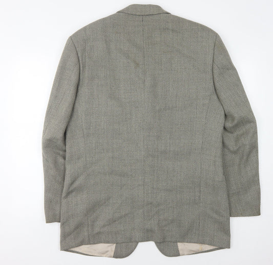 Mens UK Size 42 HUGO BOSS Regular Grey Suit Jacket