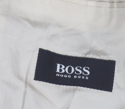 Mens UK Size 42 HUGO BOSS Regular Grey Suit Jacket