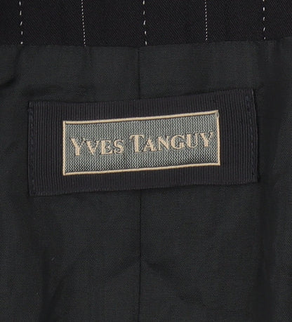Yves Tanguy Women's Black Pinstripe Blazer Size 12