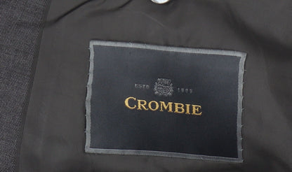 Mens UK Size 46 Crombie Regular Grey Suit Jacket