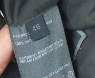 Mens UK Size 46 Crombie Regular Grey Suit Jacket