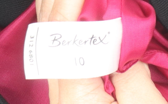 Berkertex Women’s Black Shawl Lapel Blazer Size 10