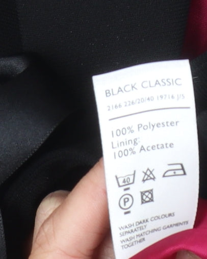 Berkertex Women’s Black Shawl Lapel Blazer Size 10