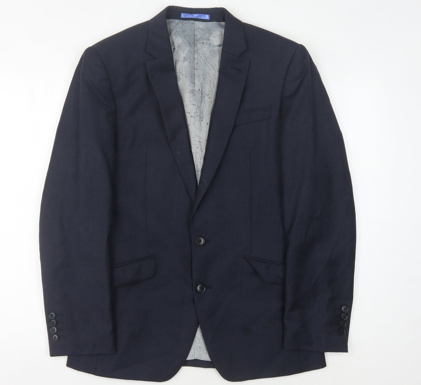 Mens UK Size 36 NEXT Regular Blue Suit Jacket