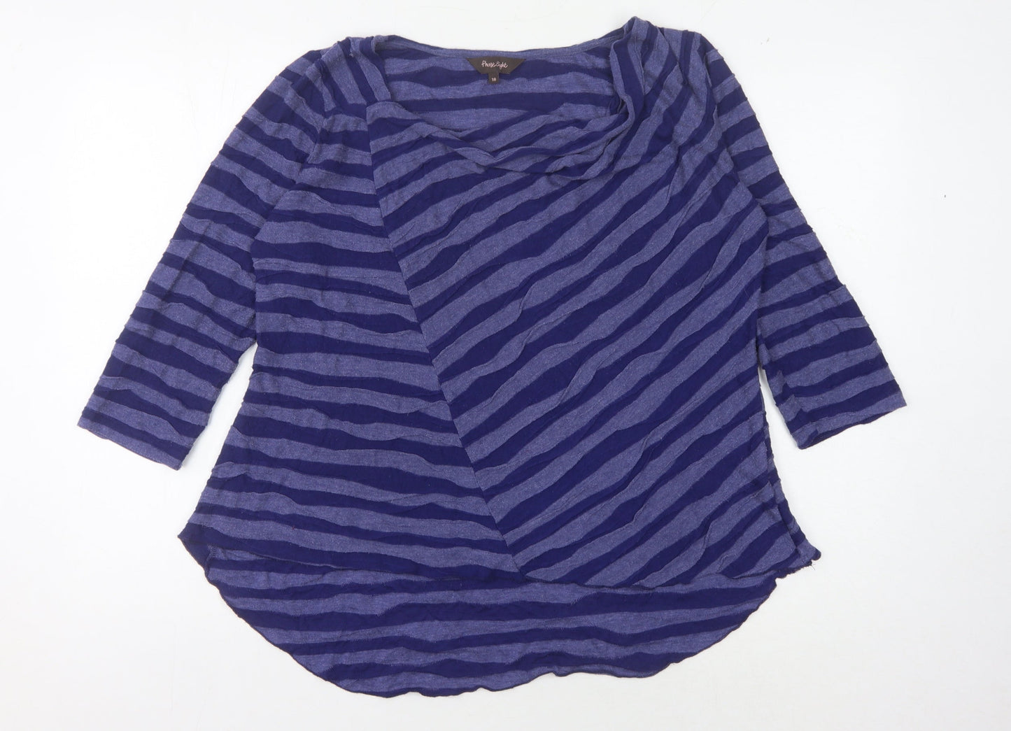 Womens UK Size 18 Phase Eight Blue Basic Blouse