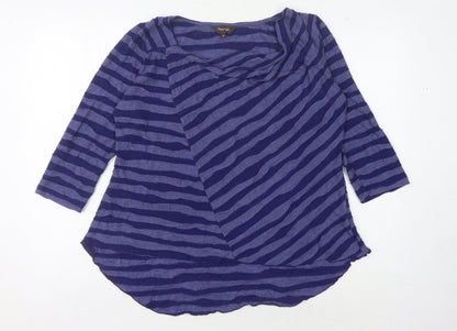 Womens UK Size 18 Phase Eight Blue Basic Blouse