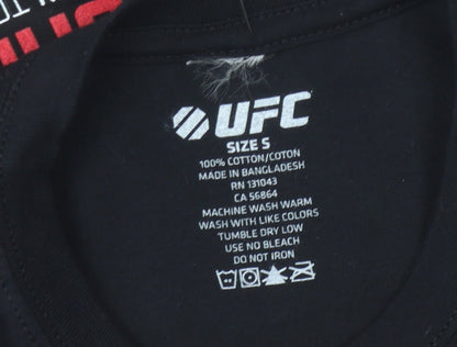 Mens UK Size S UFC Black  T-Shirt