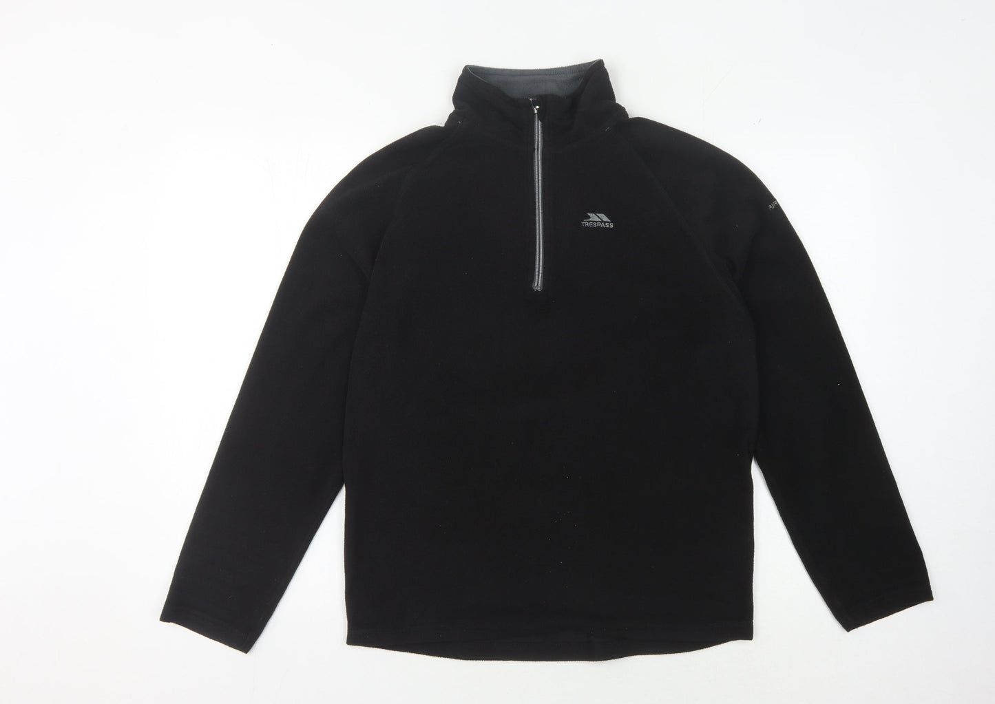 Trespass Men's Black Pullover Fleece Sweatshirt S