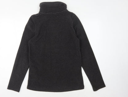 Regatta Women's Black Striped Pullover Sweatshirt