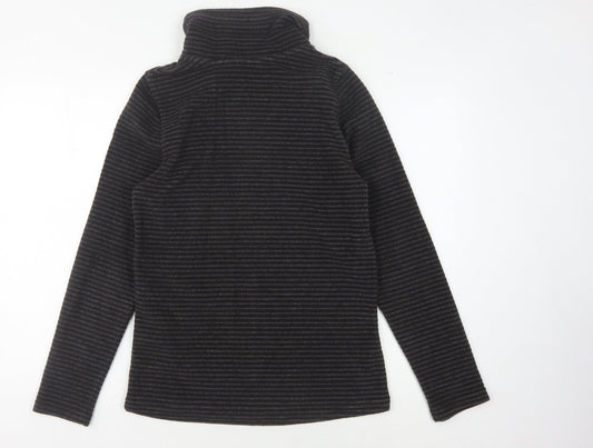 Regatta Women's Black Striped Pullover Sweatshirt