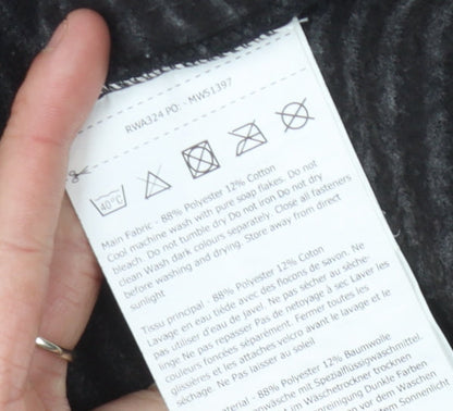 Regatta Women's Black Striped Pullover Sweatshirt