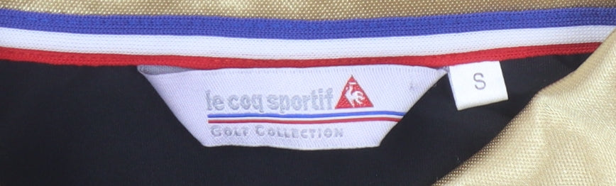 Womens UK Size S le coq sportif Black Basic Polo