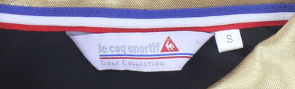 Womens UK Size S le coq sportif Black Basic Polo