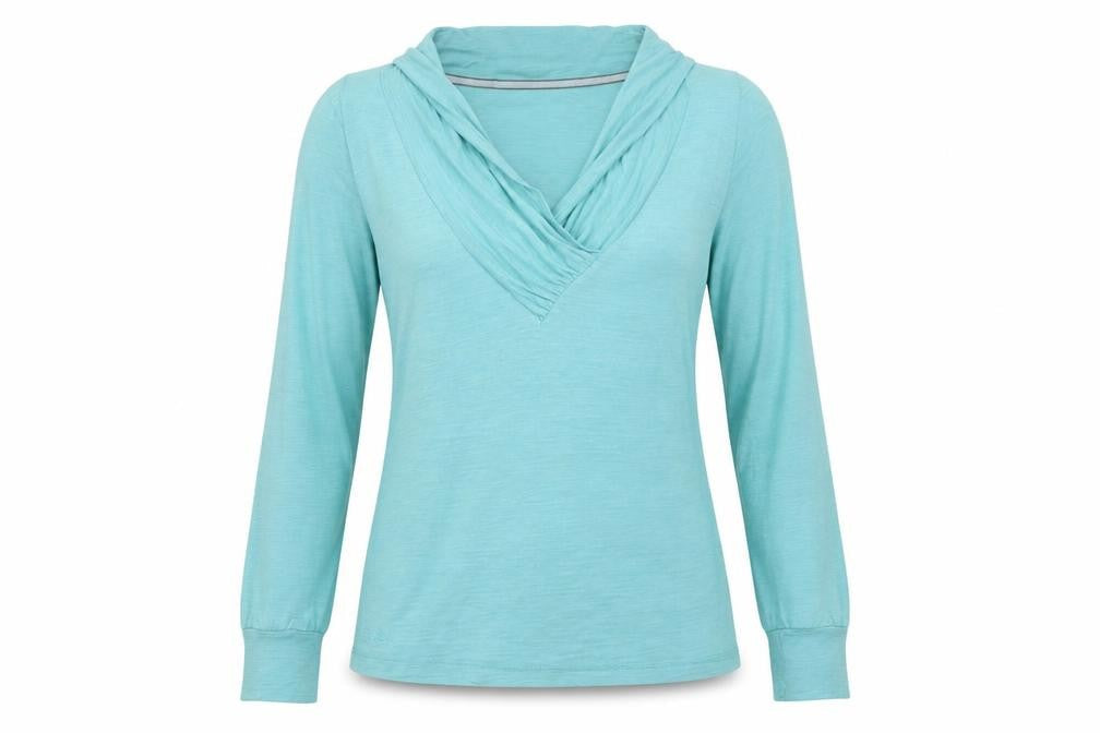 Womens UK Size 14 Fat Face Blue Basic T-Shirt