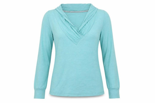 Womens UK Size 14 Fat Face Blue Basic T-Shirt
