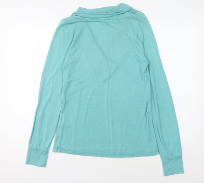 Womens UK Size 14 Fat Face Blue Basic T-Shirt