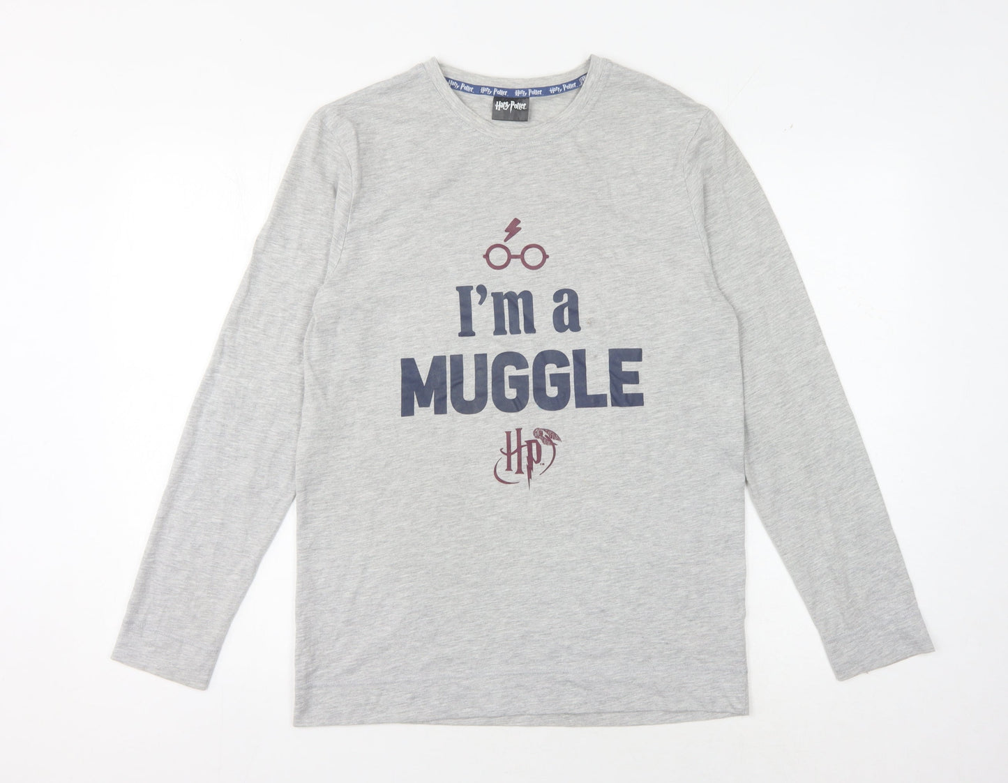 Mens UK Size M Harry Potter Grey  T-Shirt