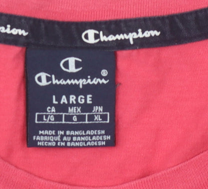 Mens UK Size L Champion Red  T-Shirt