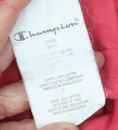Mens UK Size L Champion Red  T-Shirt