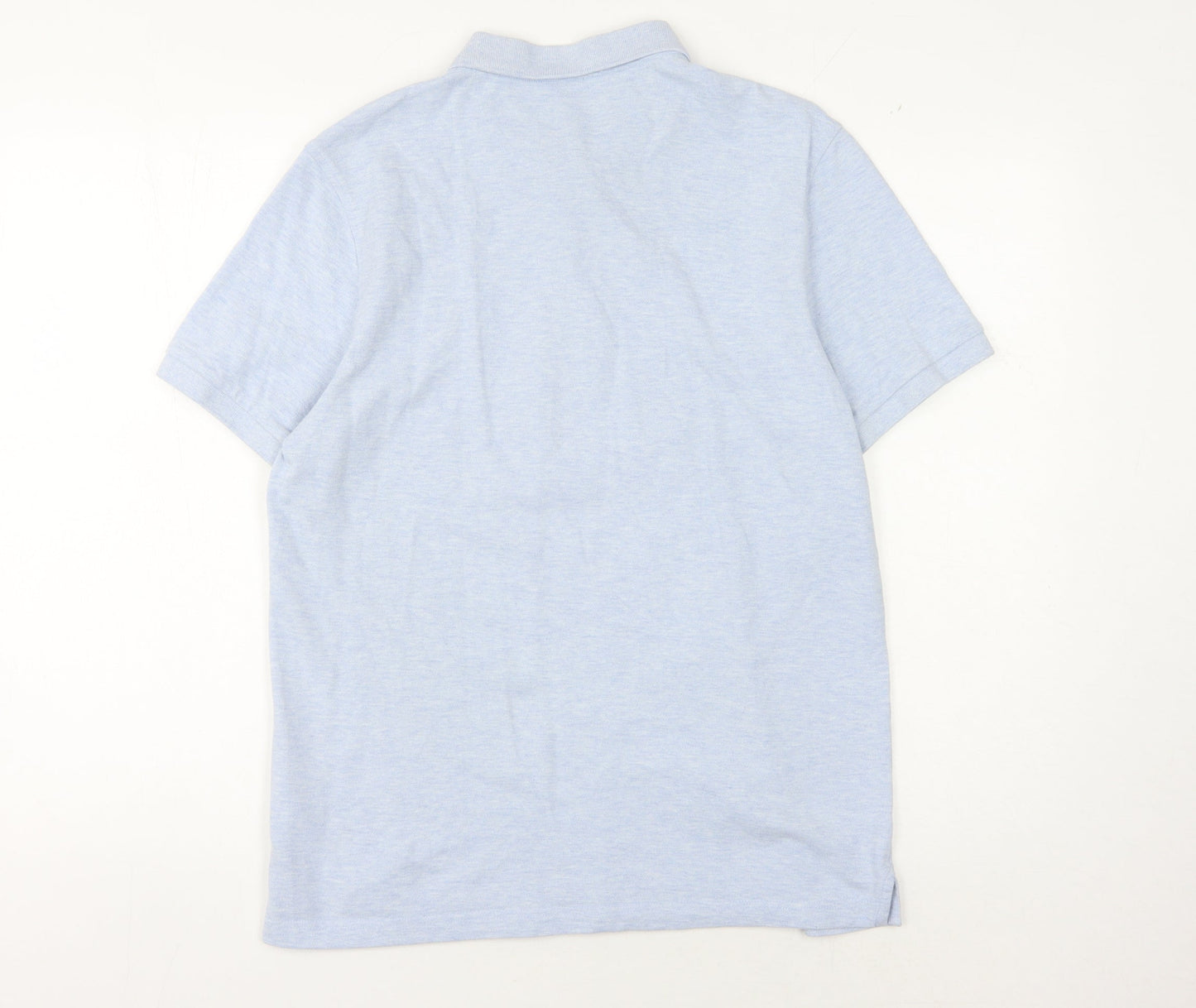 Farah Men's Blue Polo Shirt Medium Short Sleeve