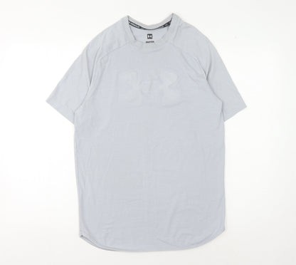 Under Armour Men's Grey Short Sleeve T-Shirt - Size S