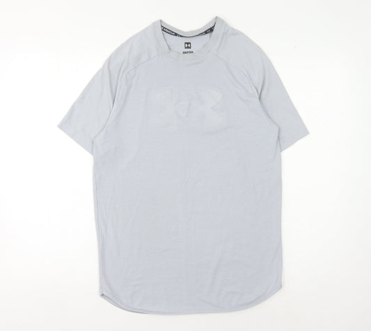 Under Armour Men's Grey Short Sleeve T-Shirt - Size S