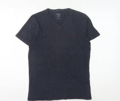 Abercrombie & Fitch Black XS Men's V-Neck T-Shirt