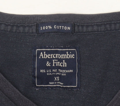 Abercrombie & Fitch Black XS Men's V-Neck T-Shirt