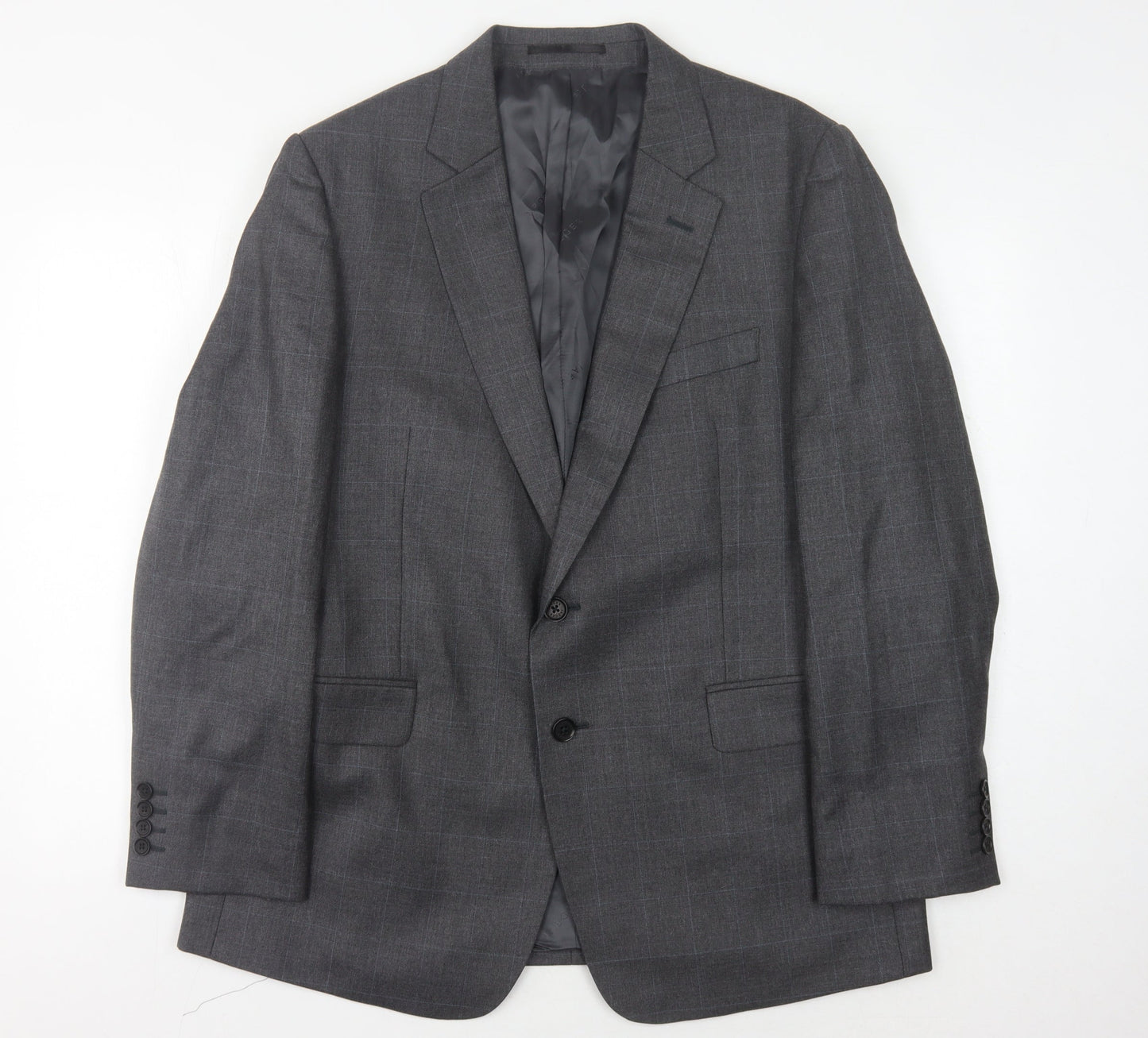 Mens UK Size 44 Jaeger Regular Grey Suit Jacket