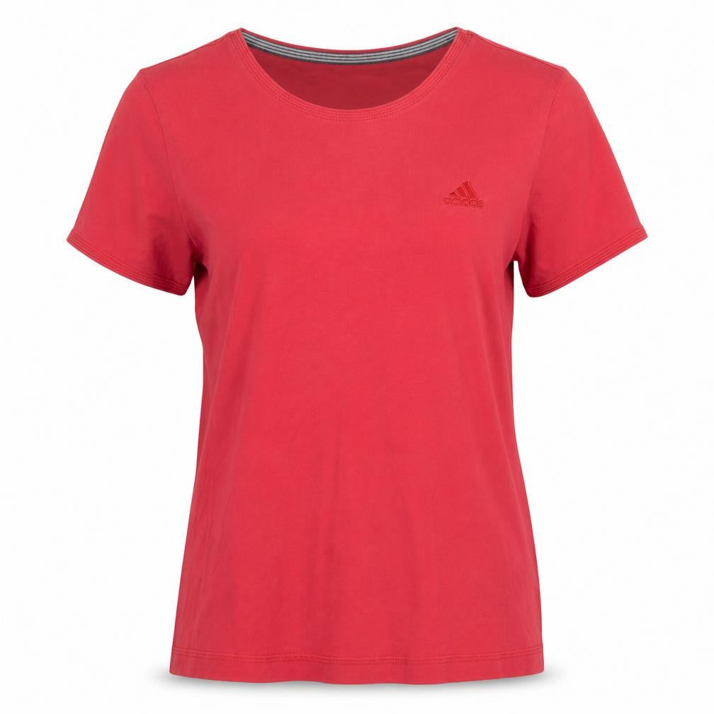 Womens UK Size 12 adidas Red  T-Shirt