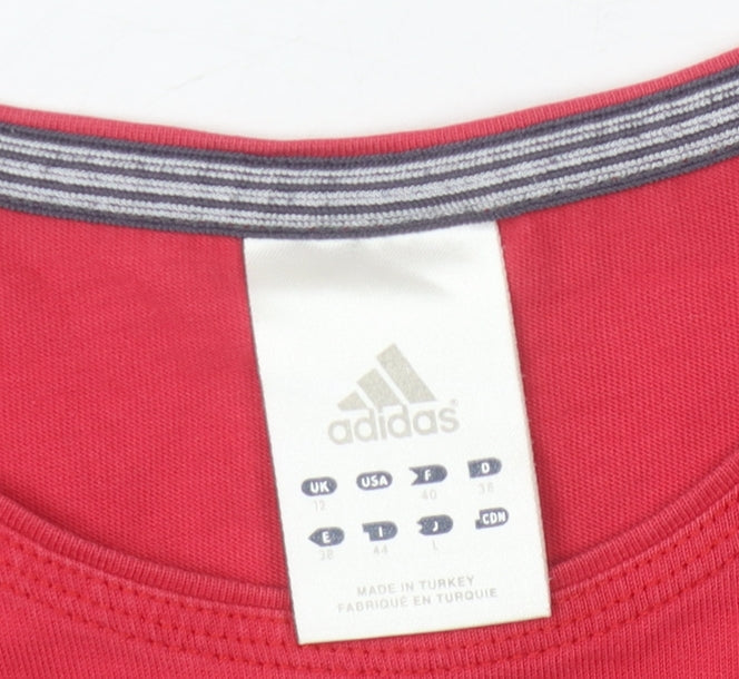 Adidas Women's Red T-Shirt Size 12