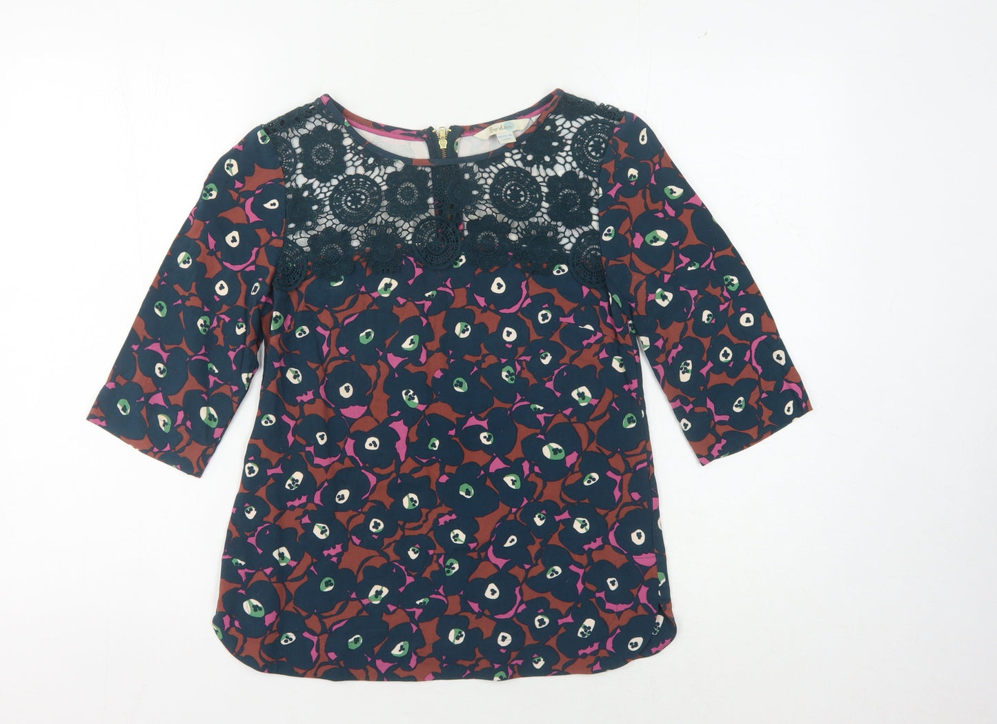 Womens UK Size 6 Boden Multicoloured Basic Blouse