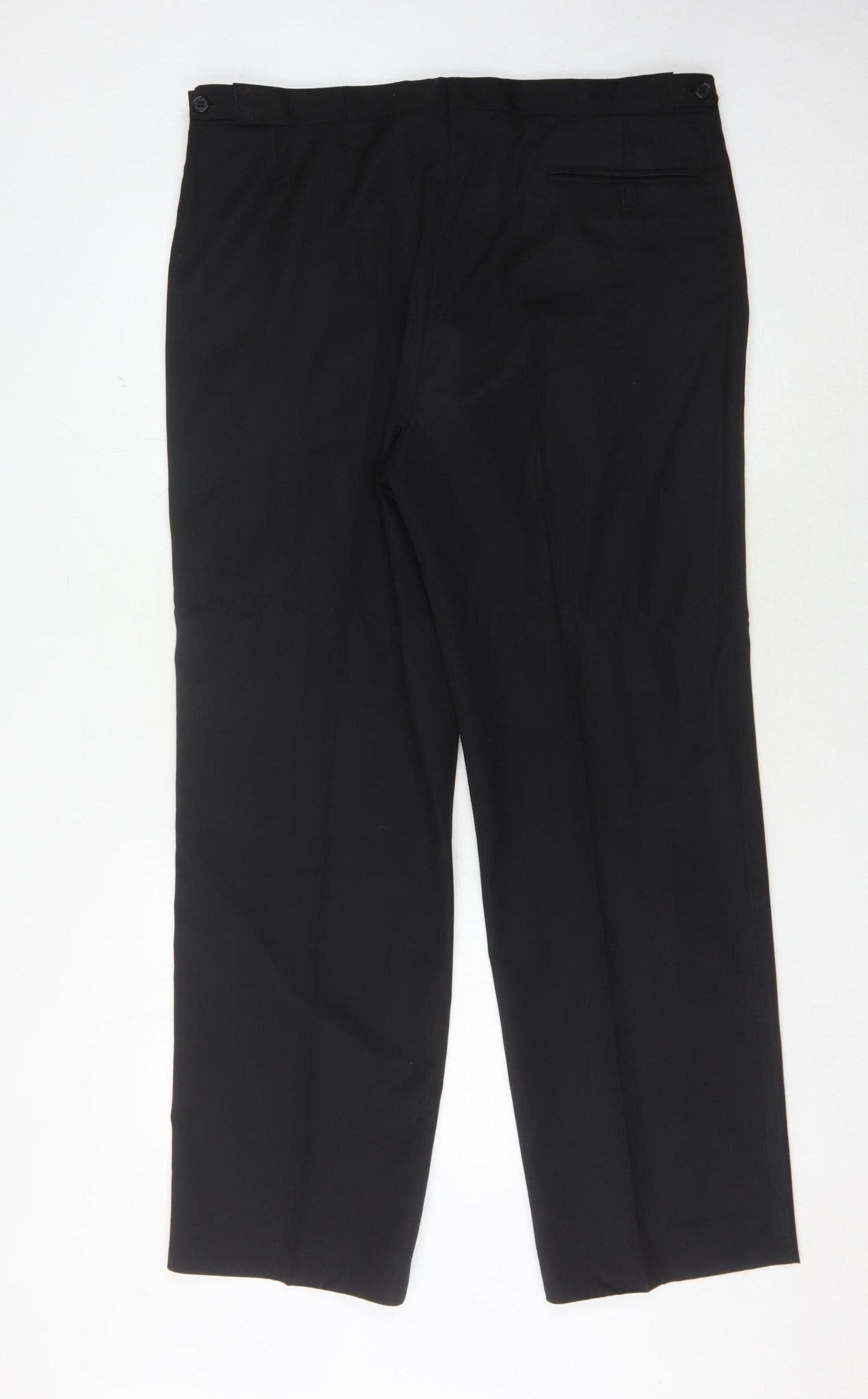 Austin Reed Men's Black Wool Dress Pants 38W 31L