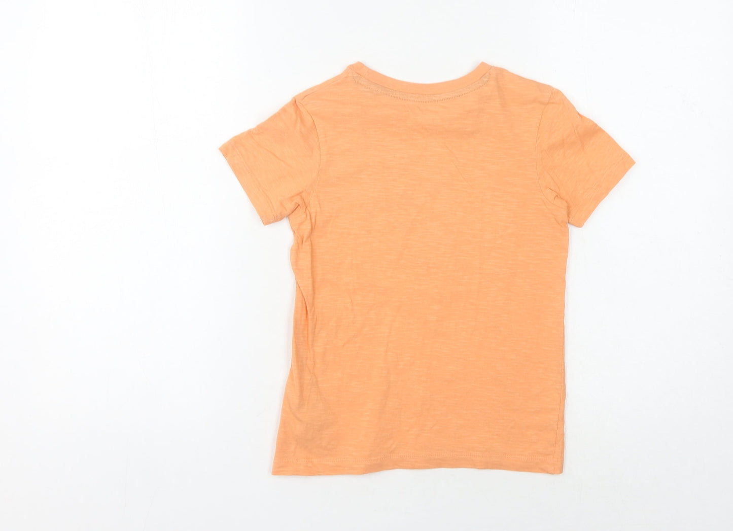 Jack & Jones Boys Orange T-Shirt, Short Sleeve, Size 8Y