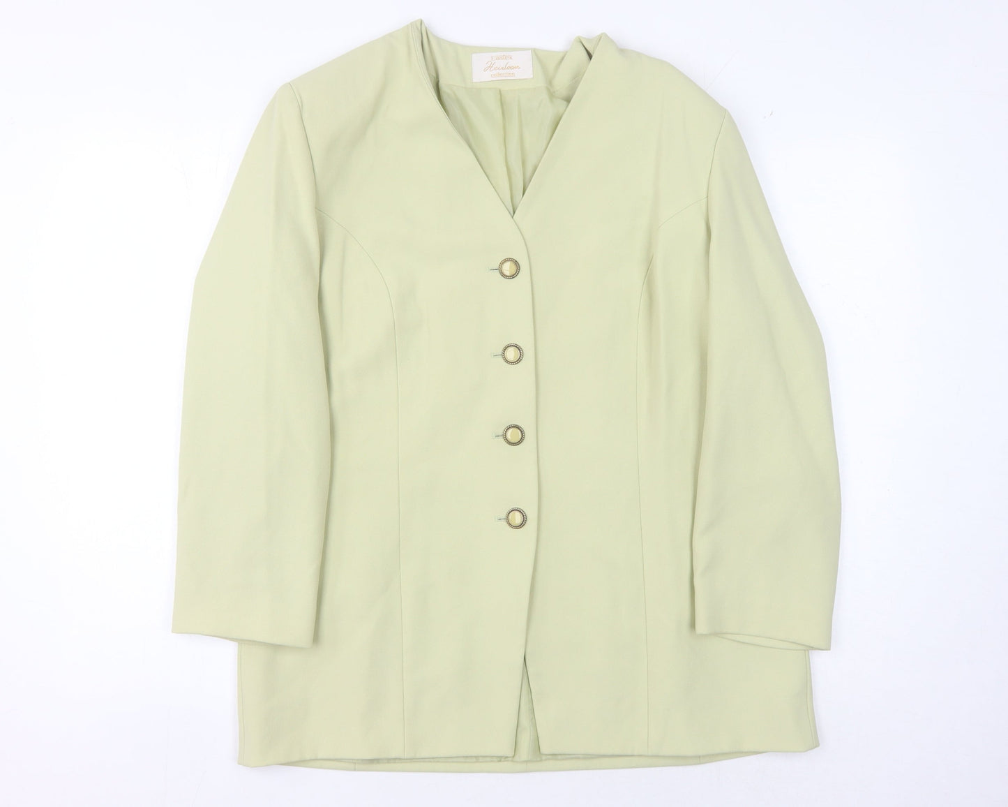 Eastex Women's Green Blazer Size 14 Business Lined
