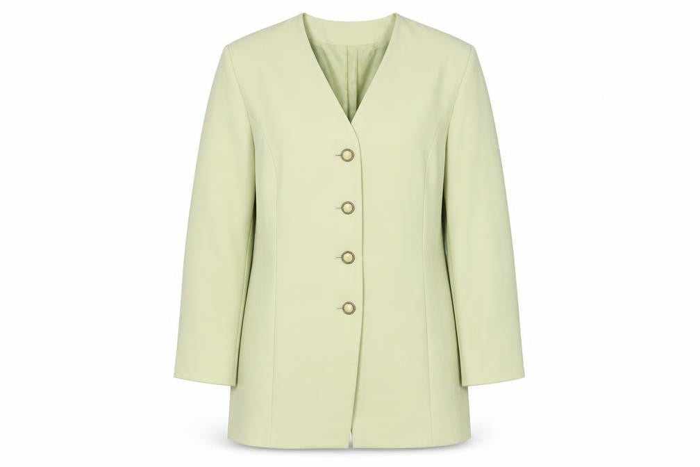 Womens UK Size 14 Eastex Regular Green Blazer
