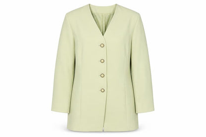Womens UK Size 14 Eastex Regular Green Blazer