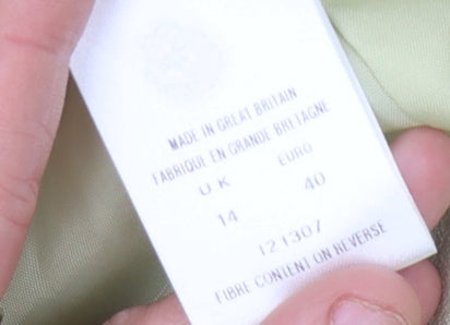 Eastex Women's Green Blazer Size 14 Business Lined