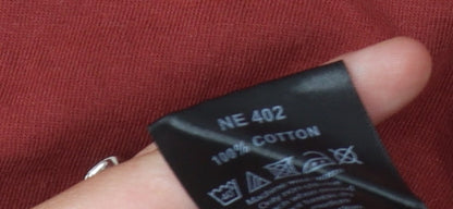 Joe Browns Men's Red 2XL Polo Shirt, Short Sleeve