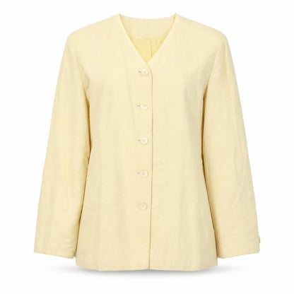 Womens UK Size 12 Alexon Regular Yellow Blazer