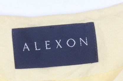 Womens UK Size 12 Alexon Regular Yellow Blazer