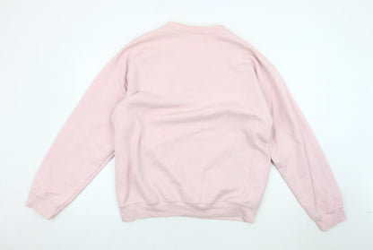 Unisex Adults UK Size L G&G Pink Pullover Sweatshirt