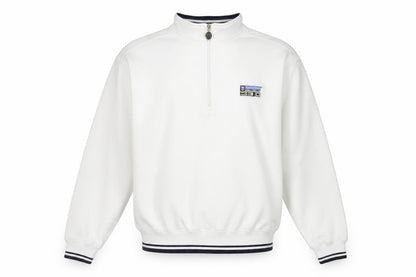 Royal Caribbean Men's White S/M 1/4 Zip Sweatshirt